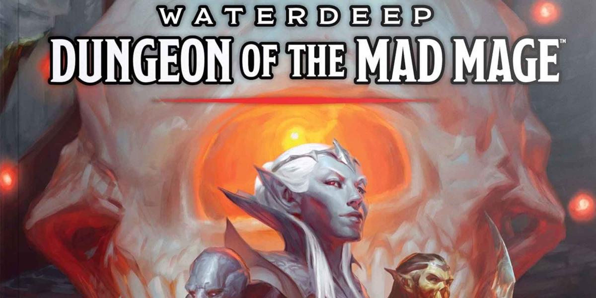 A capa do livro de campanha Dungeon of the Mad Mage