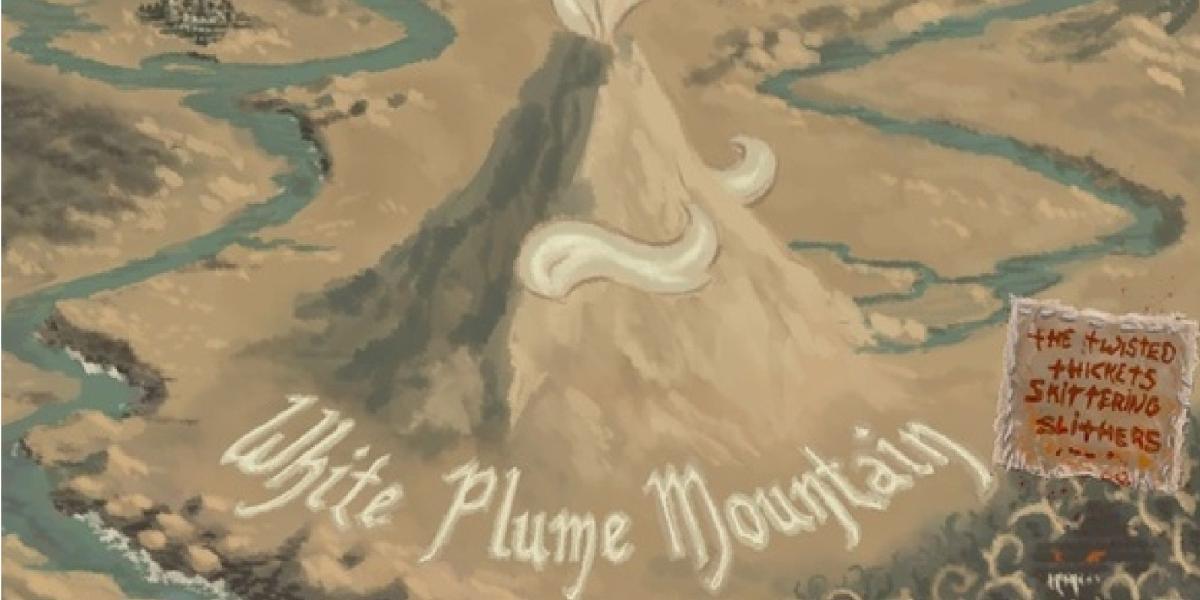 A capa do módulo de campanha White Plume Mountain para D&D