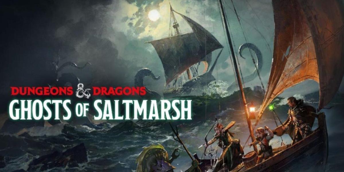 A capa do módulo de campanha Ghosts of Saltmarsh para D&D