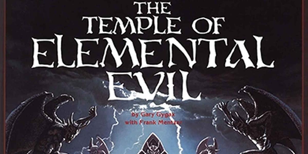 Capa da campanha Temple Elemental Evil D&D
