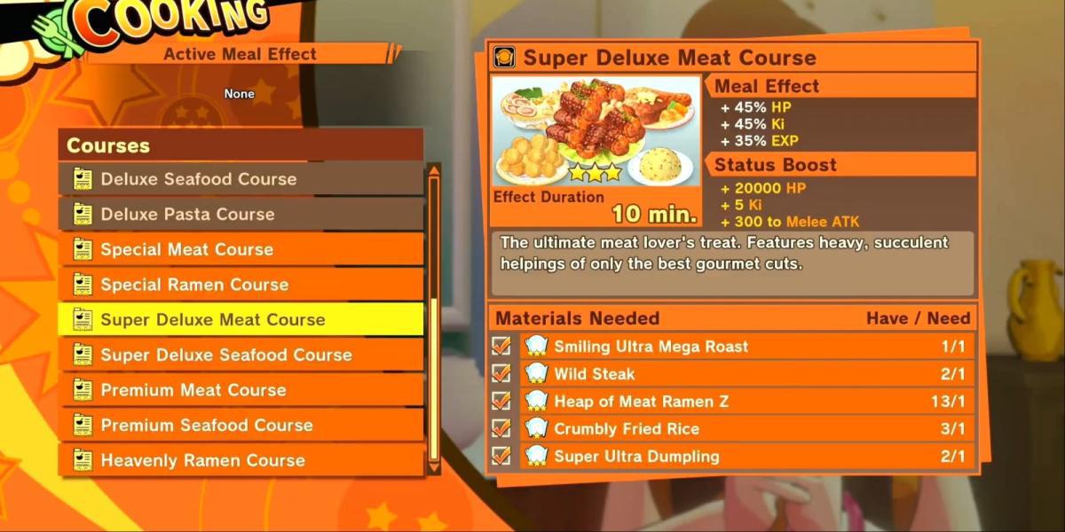 Dragon Ball Z Kakarot Super Deluxe Curso de Carne