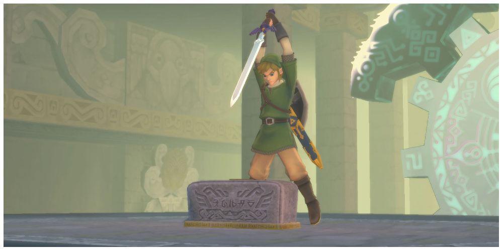 Conecte-se com a Master Sword em The Legend of Zelda: Skyward Sword