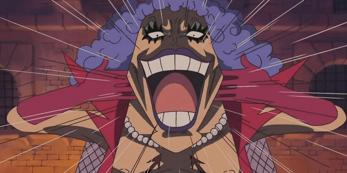 One Piece - Emperio Ivankov Usando o Hormônio Hormônio de Si Mesmos