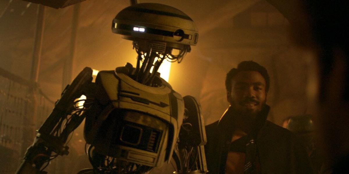 L3-37 e Lando em Star Wars