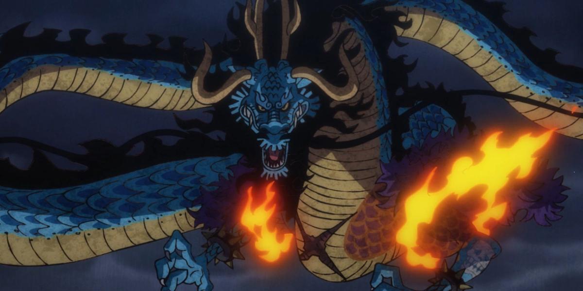 One Piece - Kaido em sua forma de dragão