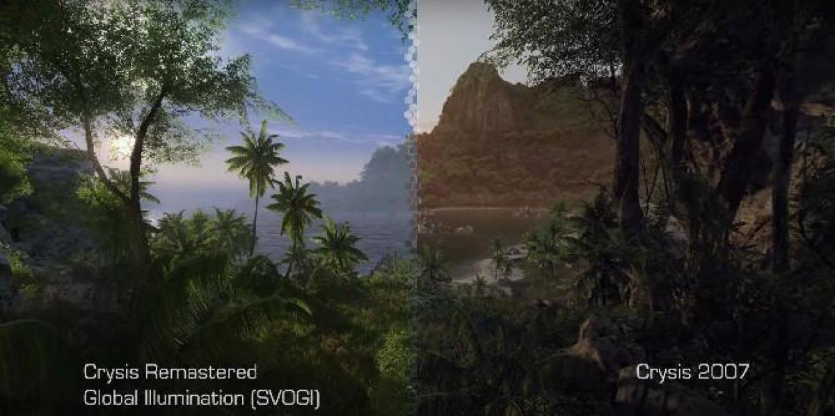 Trailer remasterizado de 8K Crysis compara o remaster com o jogo original