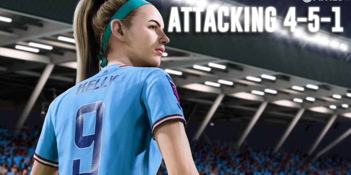 Tática de ataque 4-5-1 FIFA 23