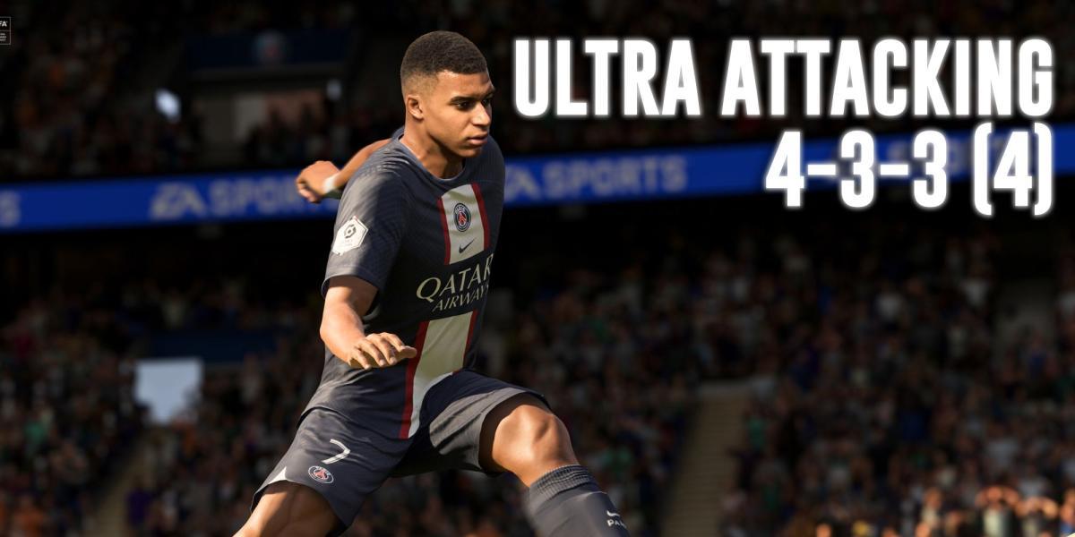 Formação Ultra Atacante 4-3-3(4) FIFA 23