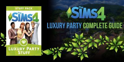 Transforme suas festas em eventos luxuosos com The Sims 4: Luxury Party Stuff!