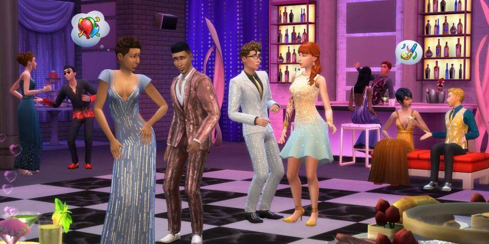 Pacotes de objetos do jogo de expansão Luxury Party Sims 4 Casa assombrada