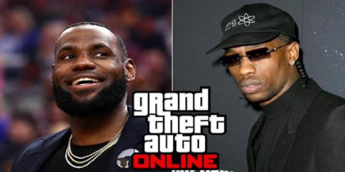 Travis Scott e LeBron James estão jogando Grand Theft Auto RP agora também