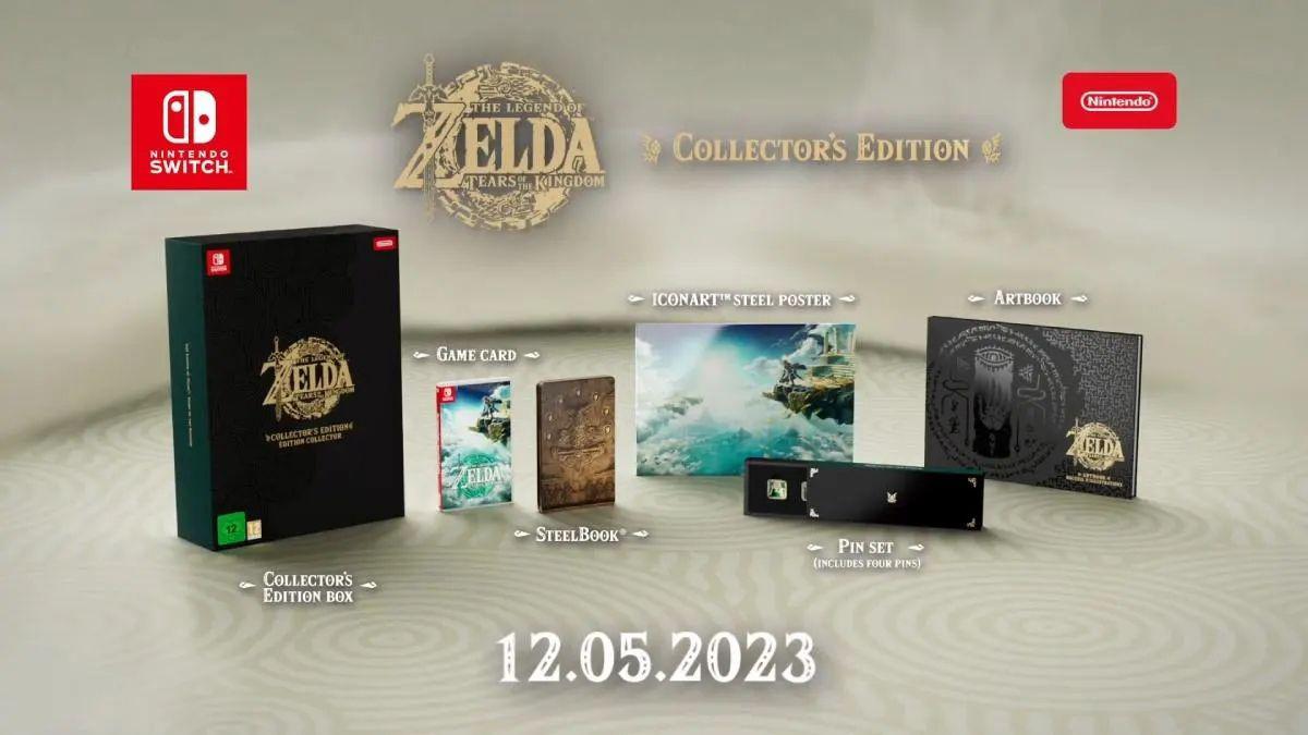 Tudo em The Legend of Zelda: Tears of the Kingdom's Collectors Edition