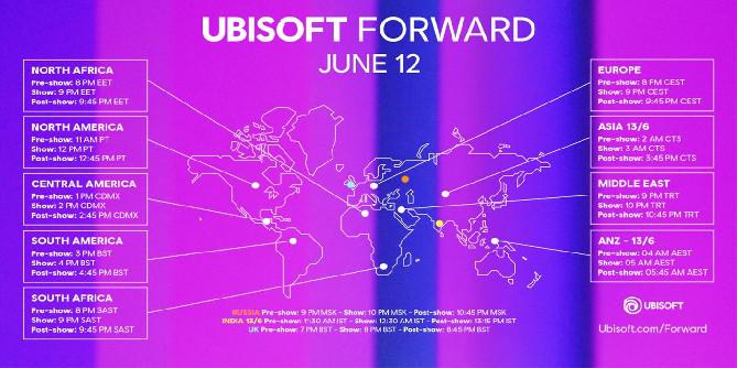Ubisoft revela o que mostrará em junho Ubi Forward Showcase