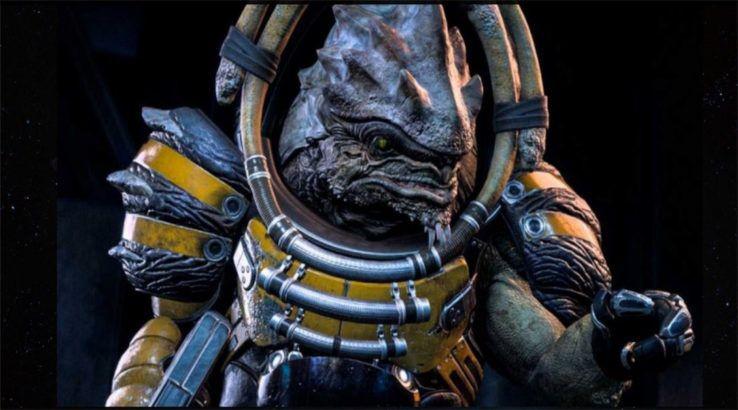 Um colapso completo da raça alienígena Krogan quase indestrutível de Mass Effect