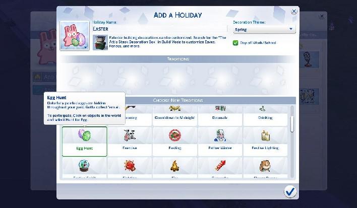 Usando The Sims 4: Estações para Criar um Feriado de Páscoa