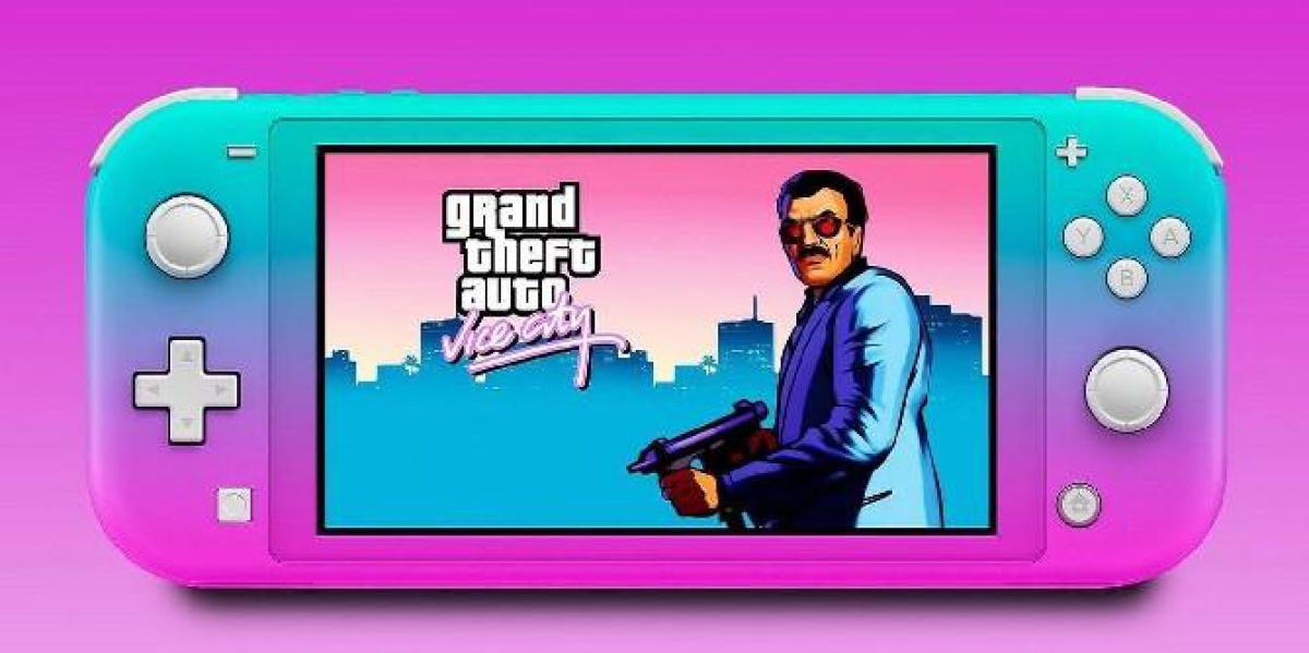 Usuário recebe Grand Theft Auto: Vice City rodando em um switch modificado