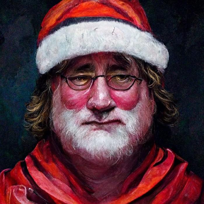 Usuários do Steam estão fazendo retratos de Gabe Newell