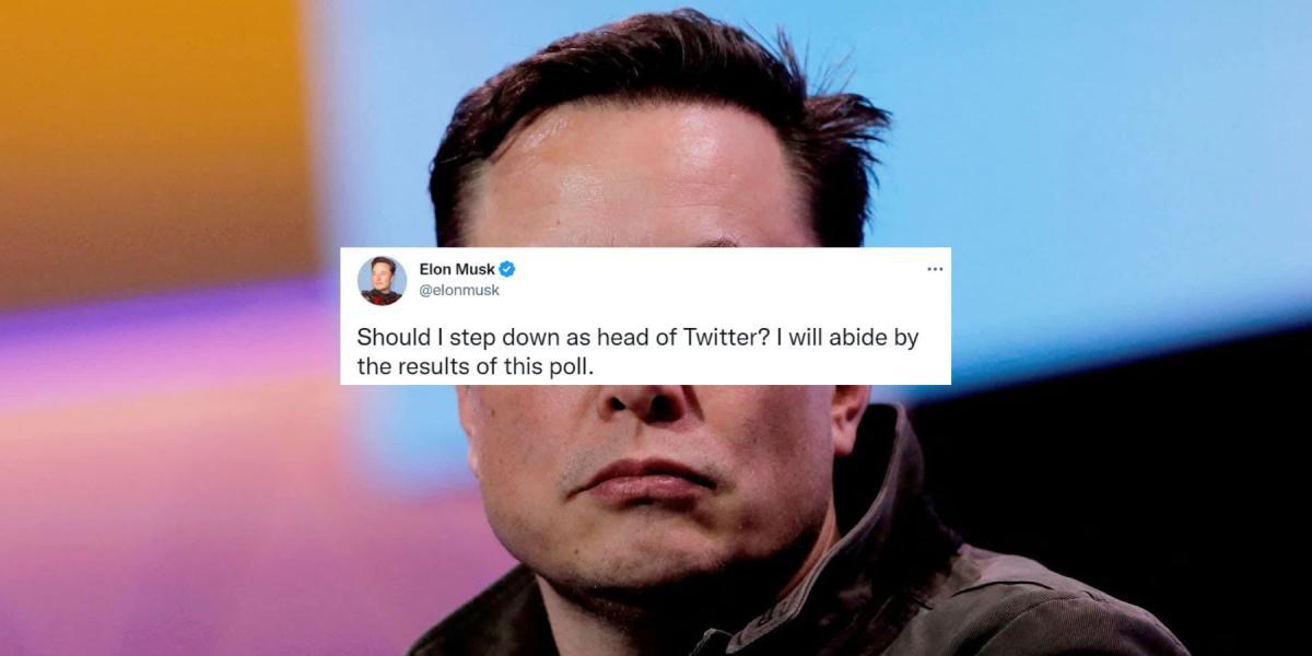 Usuários do Twitter votam na renúncia de Elon Musk