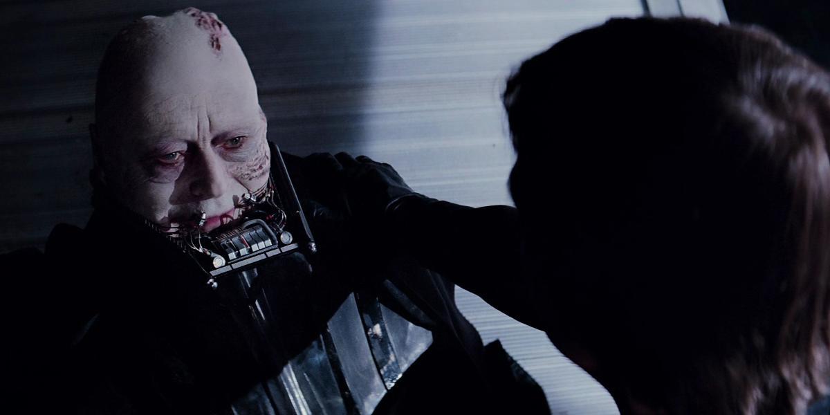 O desmascaramento de Darth Vader em O Retorno de Jedi