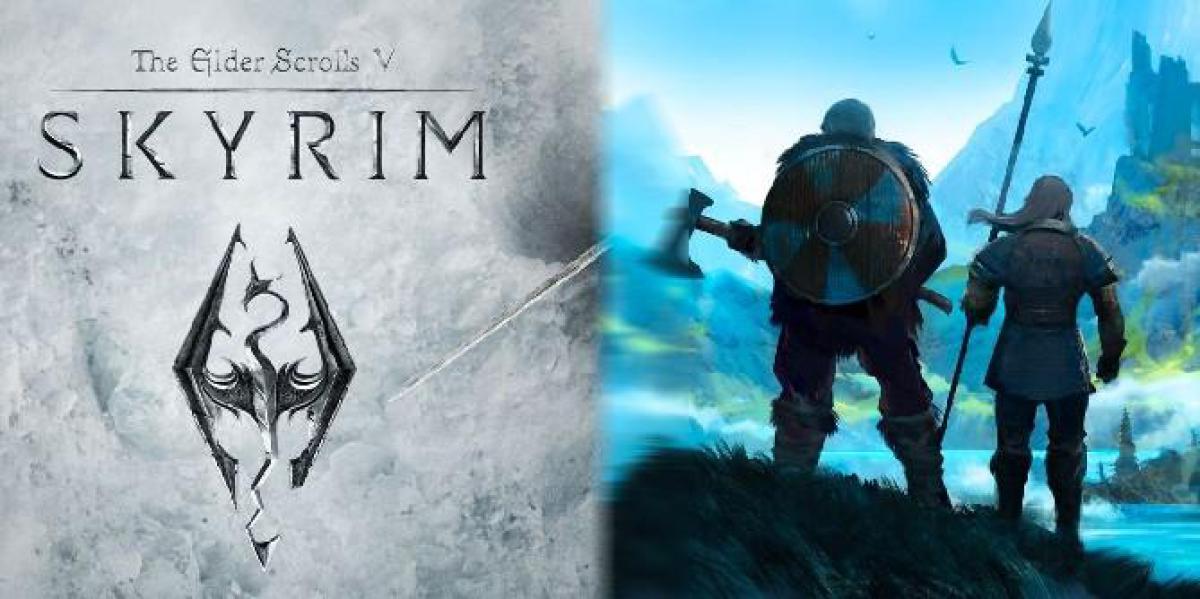 Valheim é um jogo de sobrevivência mais parecido com Skyrim