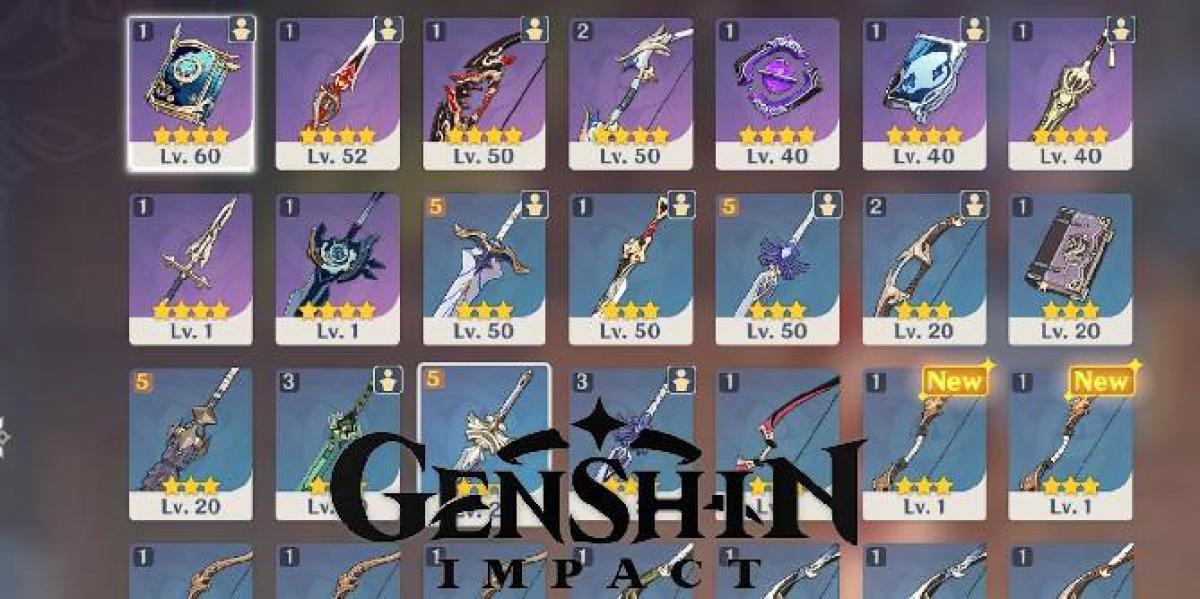 Vários itens de Genshin Impact encontrados com descrições incorretas