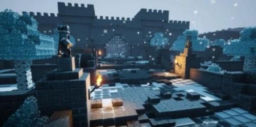 Vazamento de DLC de Minecraft Dungeons revela captura de tela do Frozen Fjord, mais por vir