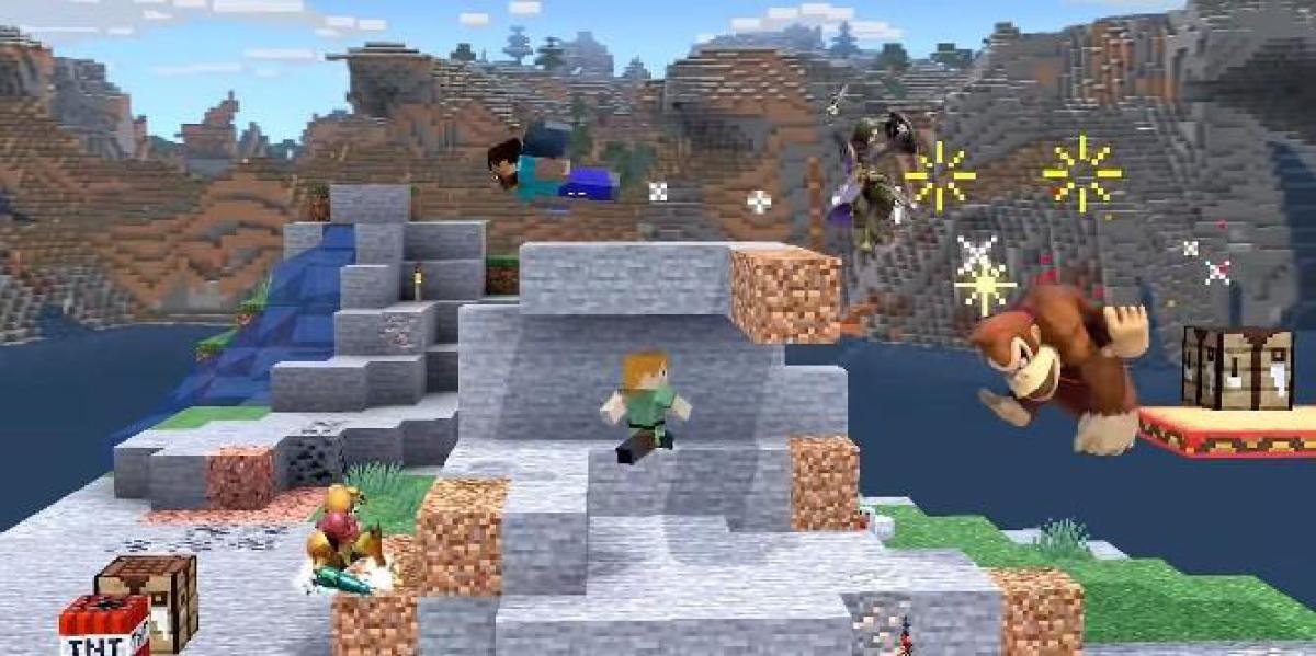 Veja como os jogadores de Super Smash Bros. Ultimate podem escolher um bioma do Minecraft para jogar