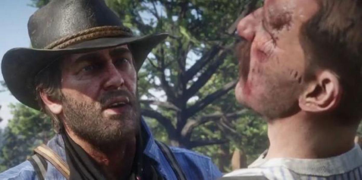 Vídeo bizarro de Red Dead Redemption 2 mostra Arthur vomitando em Jack