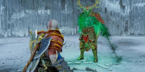 Vídeo de God of War Ragnarok mostra Hrolf Kraki desaparecendo no meio da luta