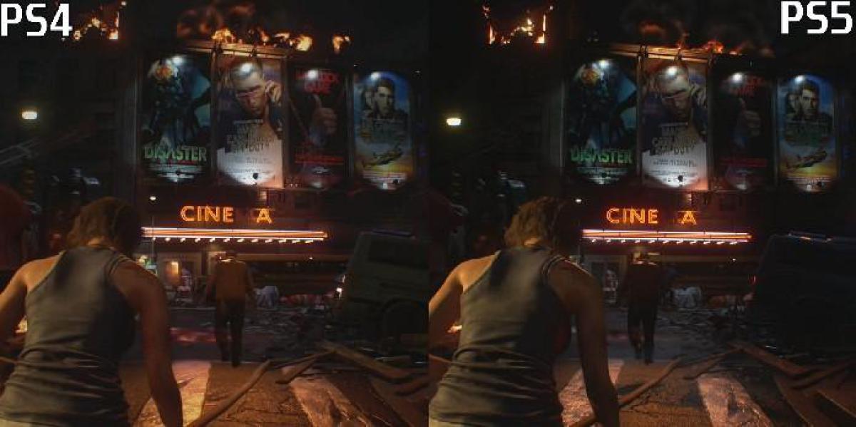 Vídeo de Resident Evil 3 compara a versão do PS4 com a atualização do PS5