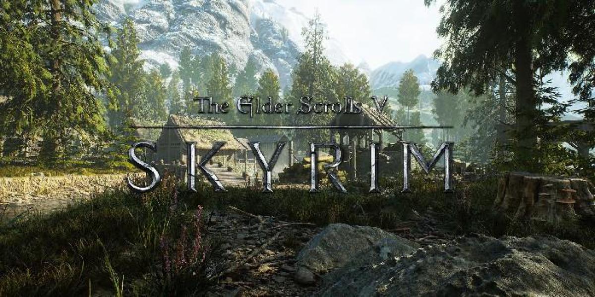 Vídeo mostra como seria um remake de Skyrim com o Unreal Engine 5