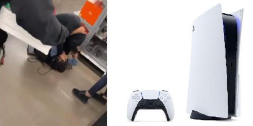 Vídeo parece mostrar luta do Walmart pelo console PS5