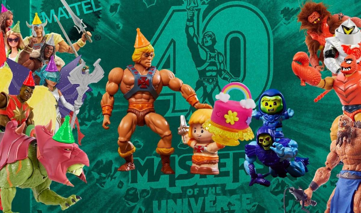 Visitando o Centro de Design da Mattel para comemorar o aniversário de He-Man