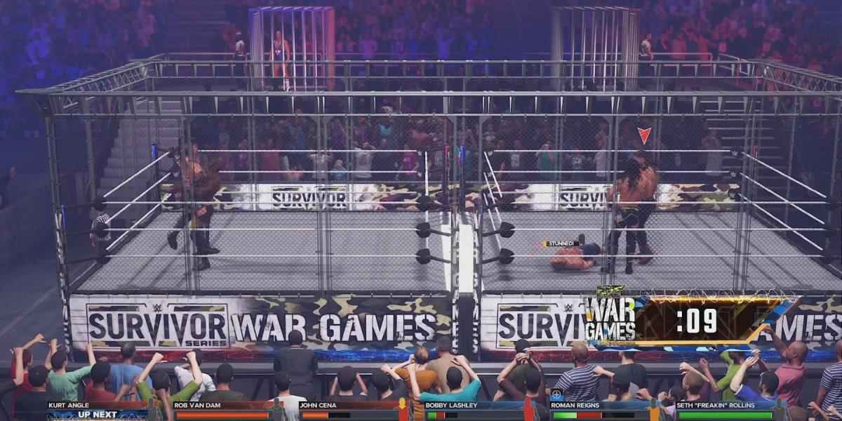 WWE-WarGames-Late-Match