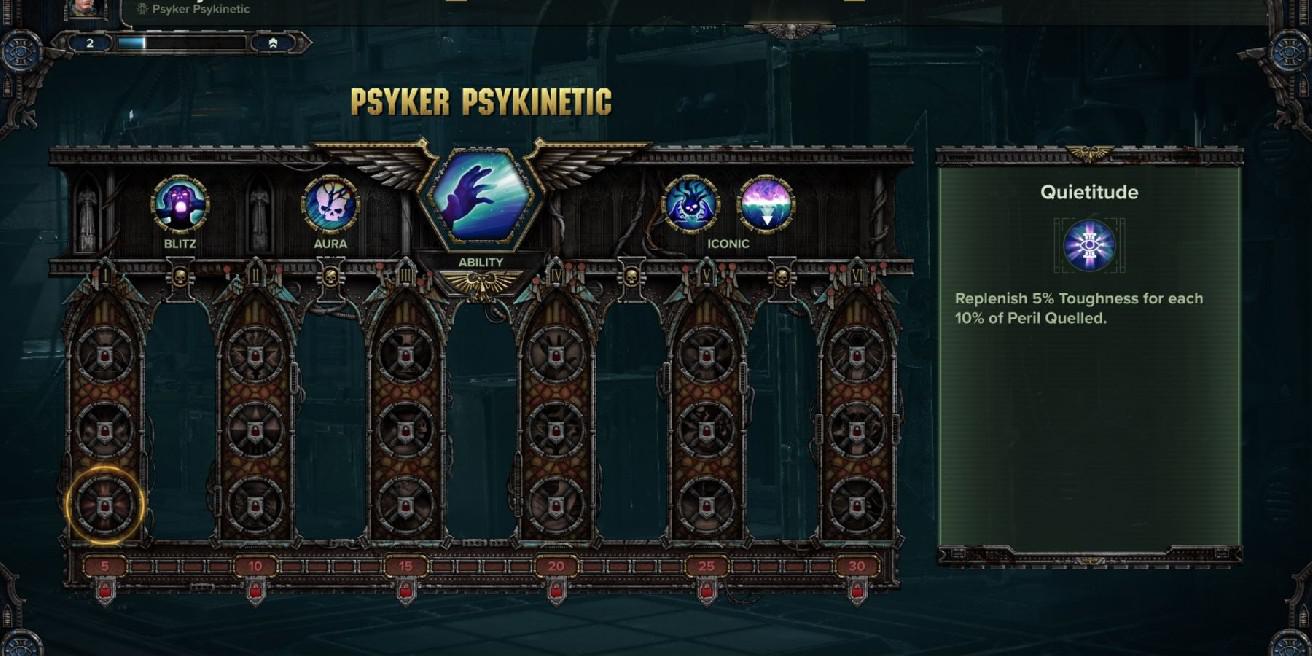 Warhammer 40.000: Darktide - Melhores feitos para o Psyker Psykinetic