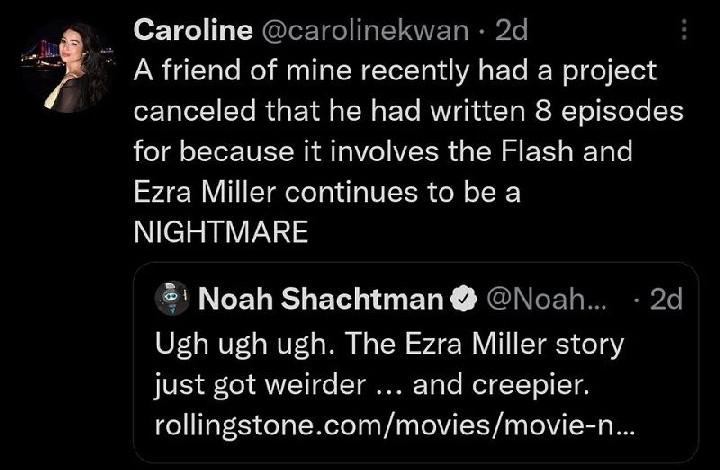 Warner Bros. rumores de estar cancelando a série HBO Max com o Flash de Ezra Miller