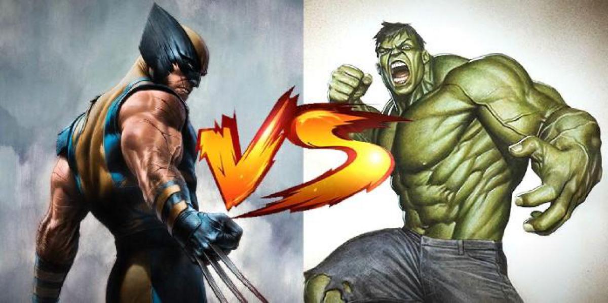 Wolverine da Marvel precisa de uma luta de Hulk