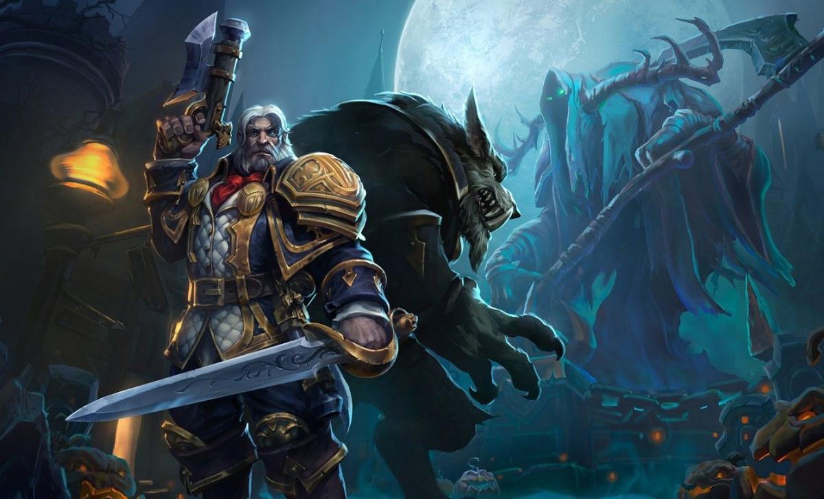 Arte de World of Warcraft Genn Greymane Heróis da Tempestade