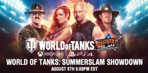 World of Tanks SummerSlam Showdown coloca Stone Cold Steve Austin contra Lacey Evans