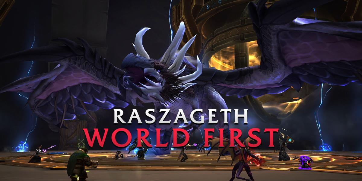 World of Warcraft: Dragonflight Mythic Raszageth Primeira morte reivindicada