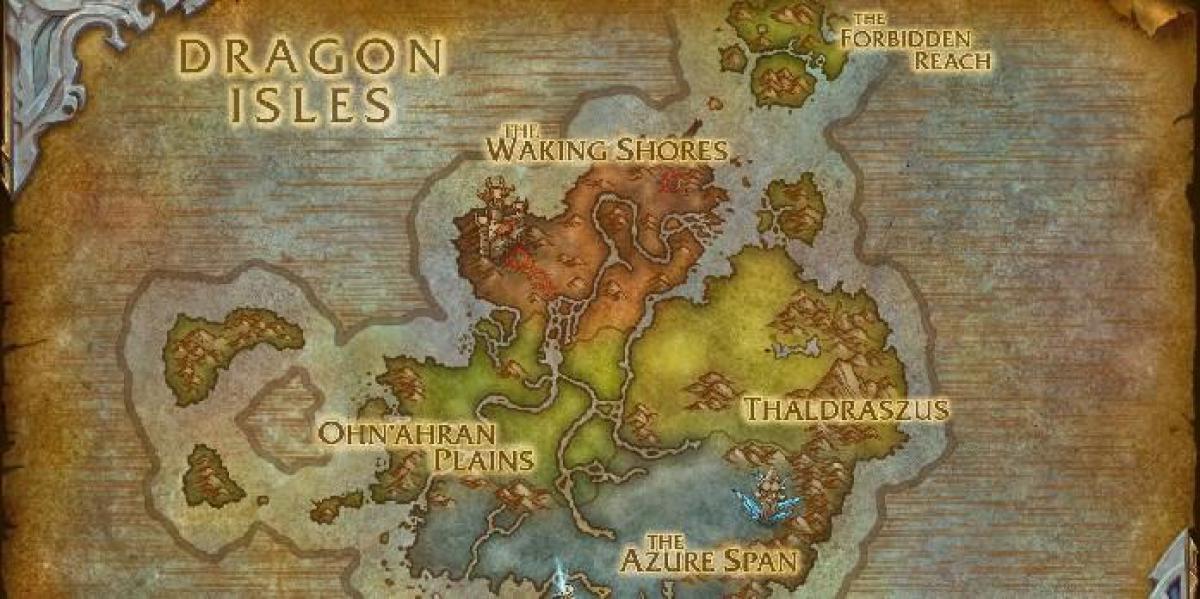 World of Warcraft: Dragonflight s Alpha mostra como as zonas das Ilhas do Dragão se destacam