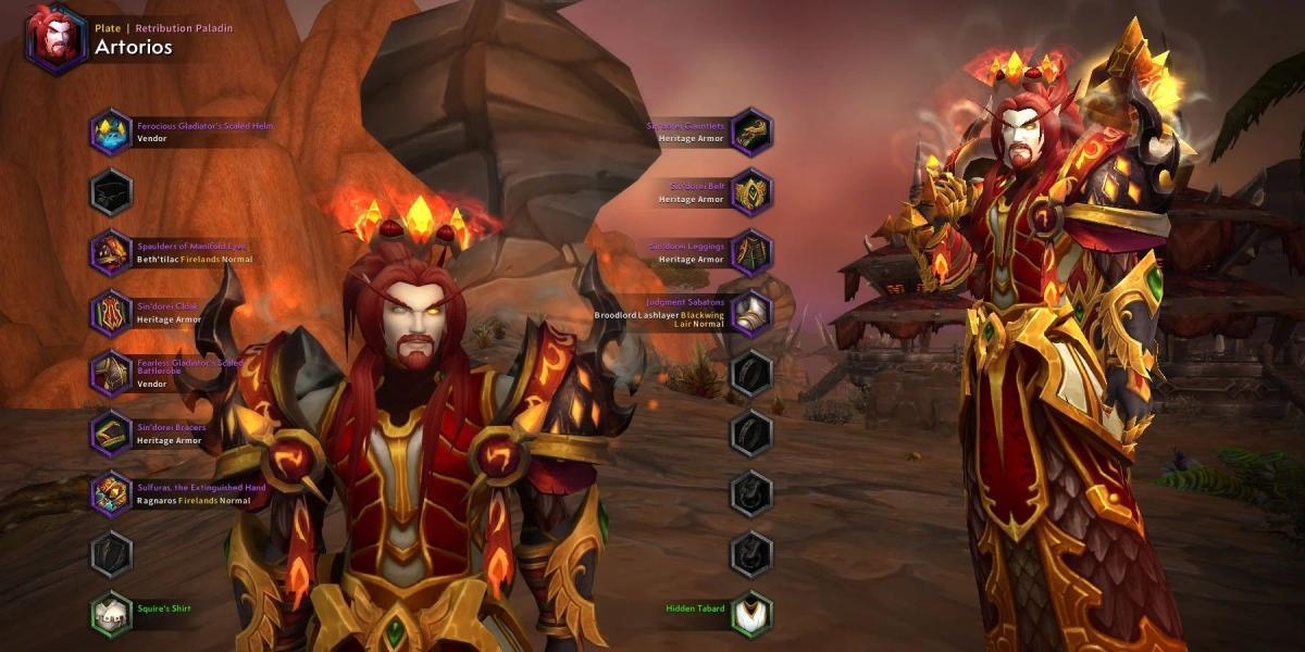World of Warcraft Paladino Transmog