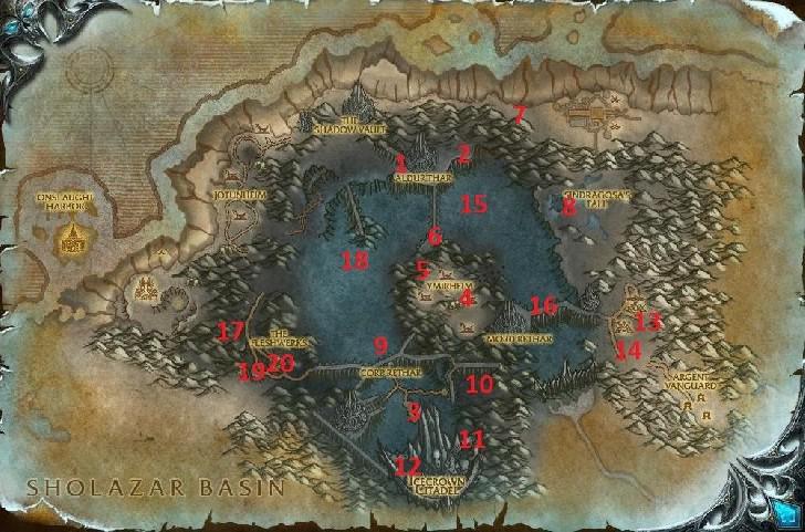 World of Warcraft: Localização e Loot dos Chefes da Coroa de Gelo