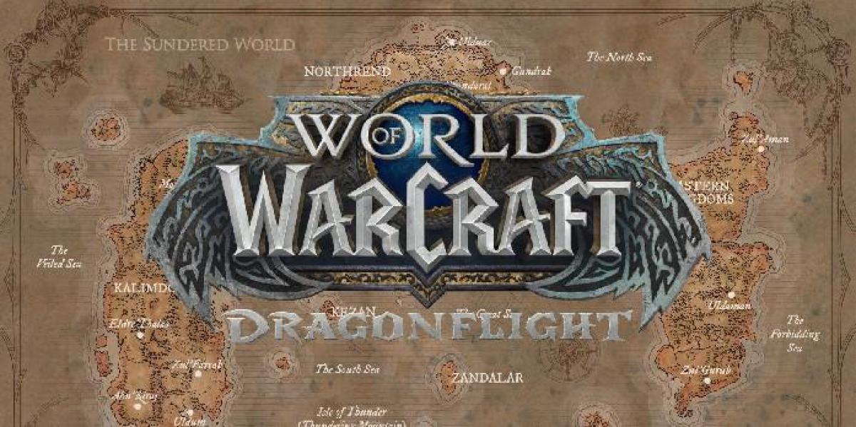 World of Warcraft: Novo mapa do Dragonflight Beta revela a localização das Ilhas do Dragão em Azeroth