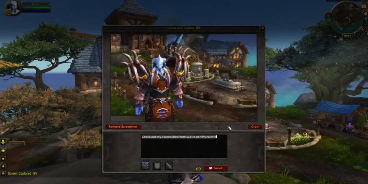 World of Warcraft removendo a integração com o Twitter após alterações na API