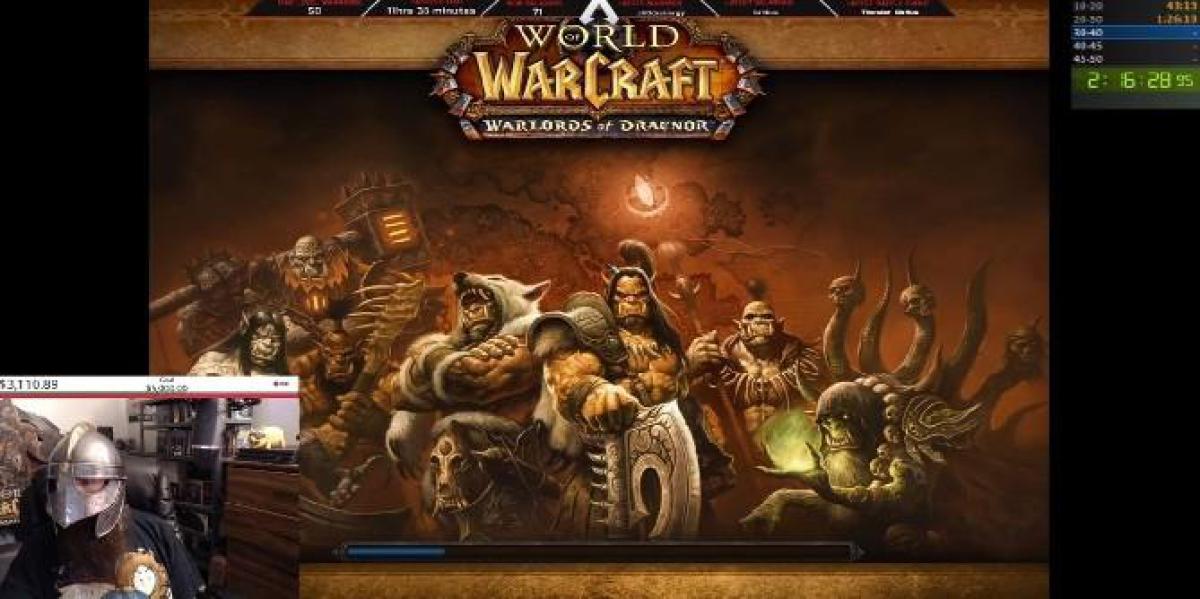World of Warcraft Speedrunner quebra recorde de atingir o limite máximo de nível