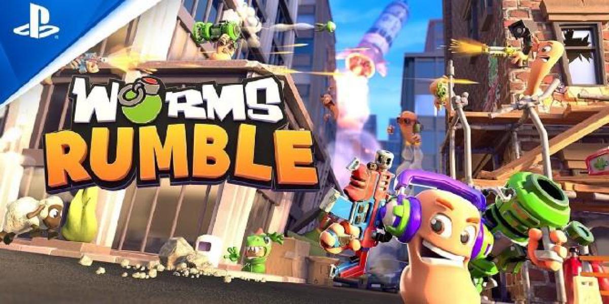 Worms Rumble recebe trailer de lançamento repleto de ação