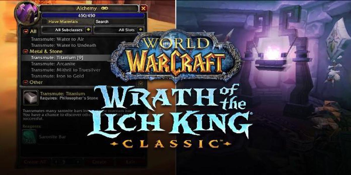 WoW Wrath Classic: Guia de Alquimia 1 a 450 (WOTLK)