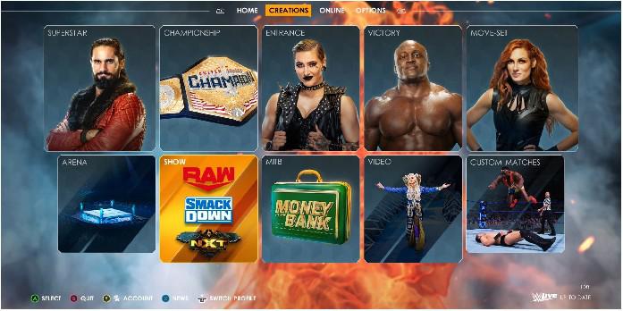 WWE 2K22: Como usar arenas personalizadas em partidas de exibição