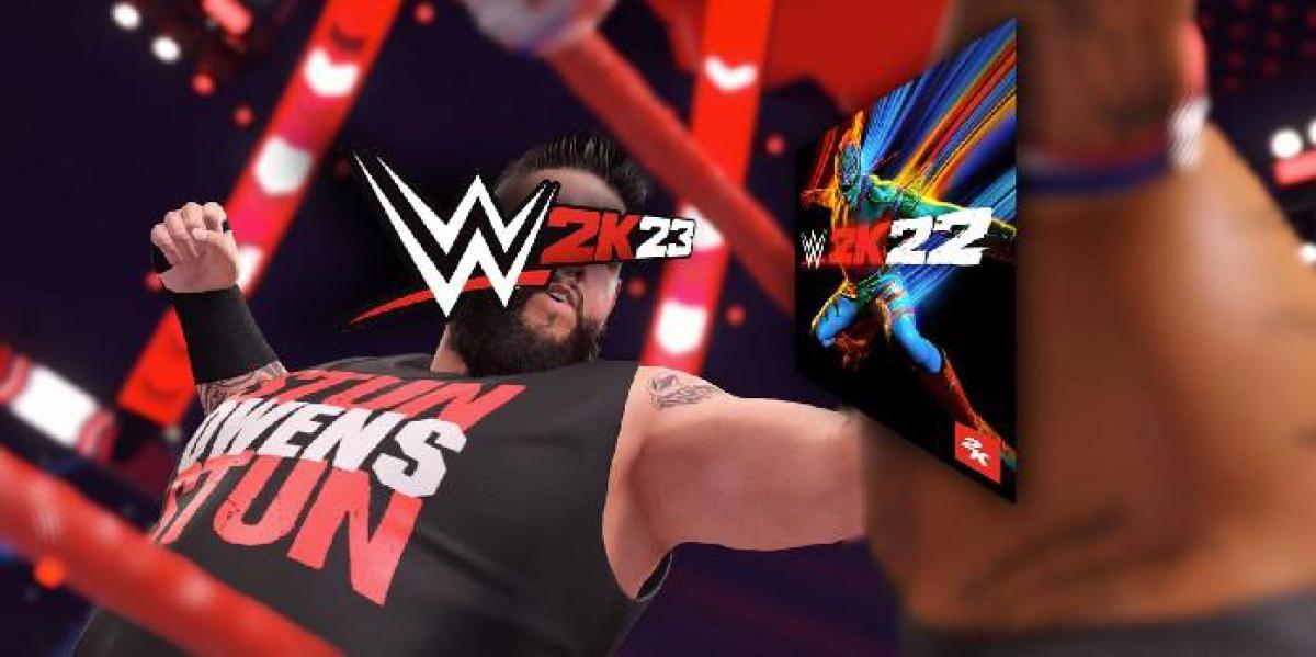 WWE 2K23 precisa superar a luta no elenco de 2K22